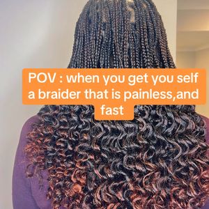 service image for Knotless braids by Flemous Empire enterprises
